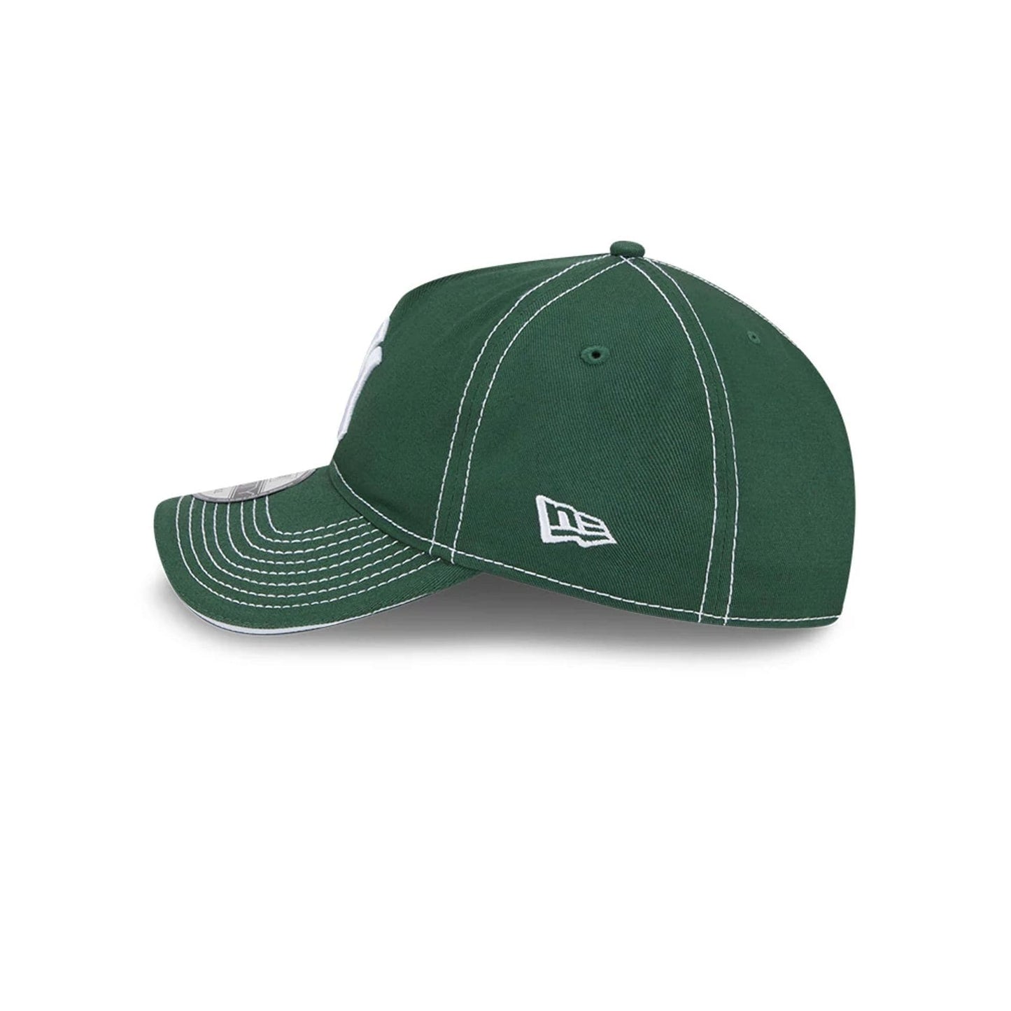 Pictured is this MLB Contrast New York Yankees 9TWENTY A-Frame cap in dark green. 5