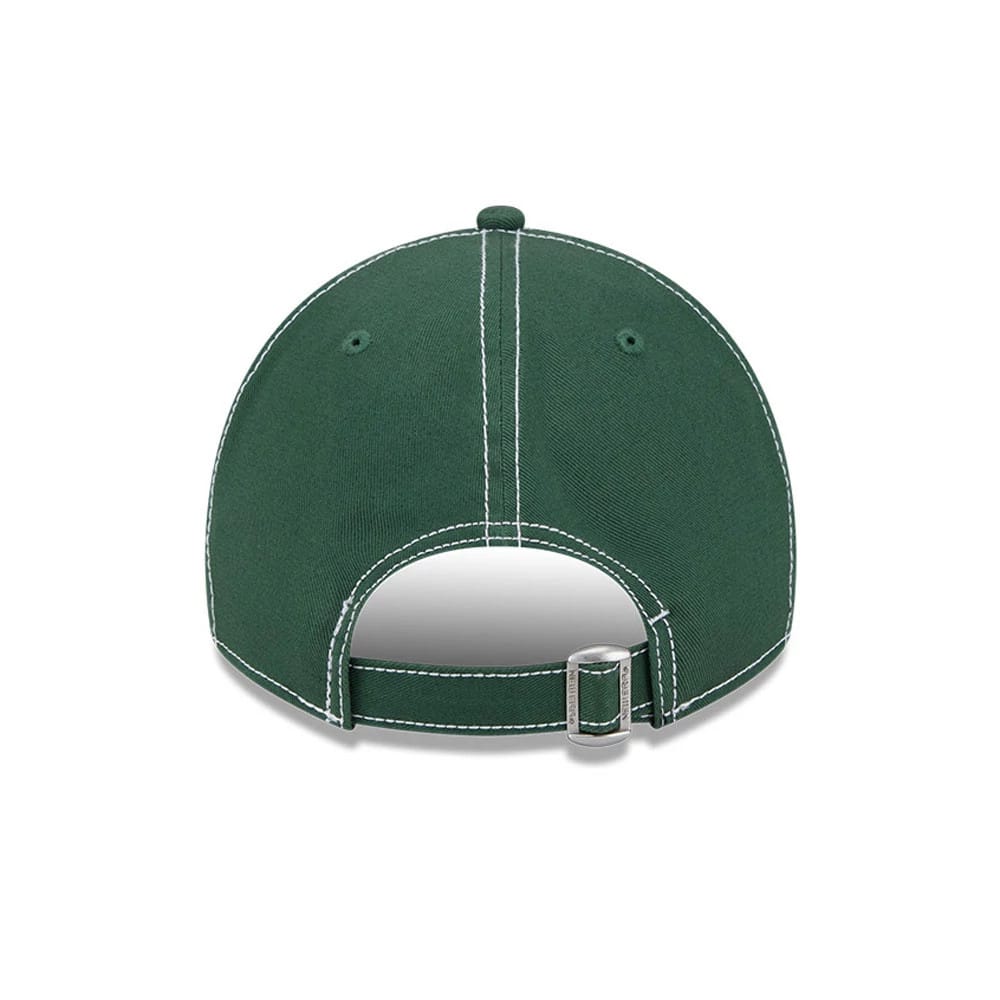 Pictured is this MLB Contrast New York Yankees 9TWENTY A-Frame cap in dark green. 4