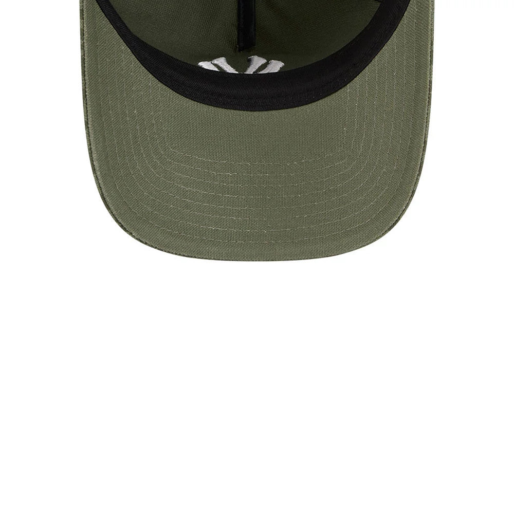 Pictured is this MLB Leopard New York Yankees 9TWENTY A-Frame cap in green. 7