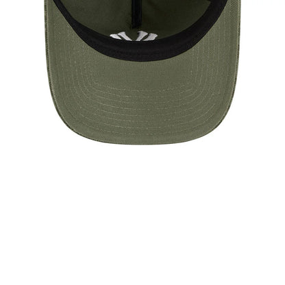 Pictured is this MLB Leopard New York Yankees 9TWENTY A-Frame cap in green. 7