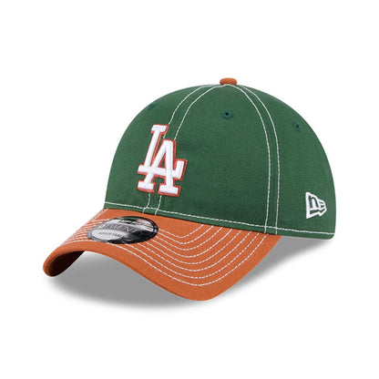 Pictured is this MLB 2Tone LA Dodgers 9TWENTY cap in dark green. 1