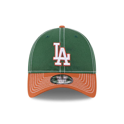 Pictured is this MLB 2Tone LA Dodgers 9TWENTY cap in dark green. 2