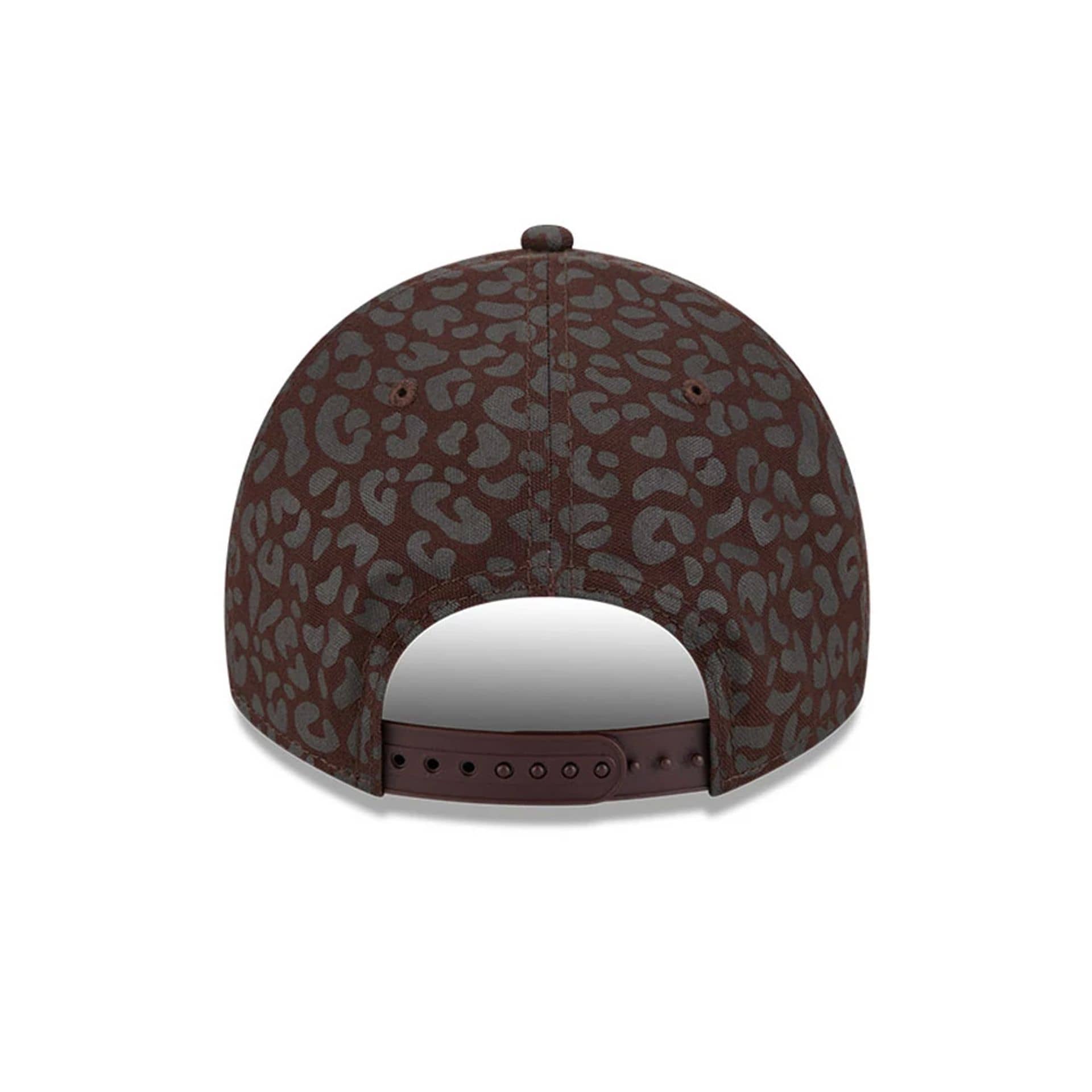 Pictured is this MLB Leopard New York Yankees 9TWENTY A-Frame cap in dark brown. 6