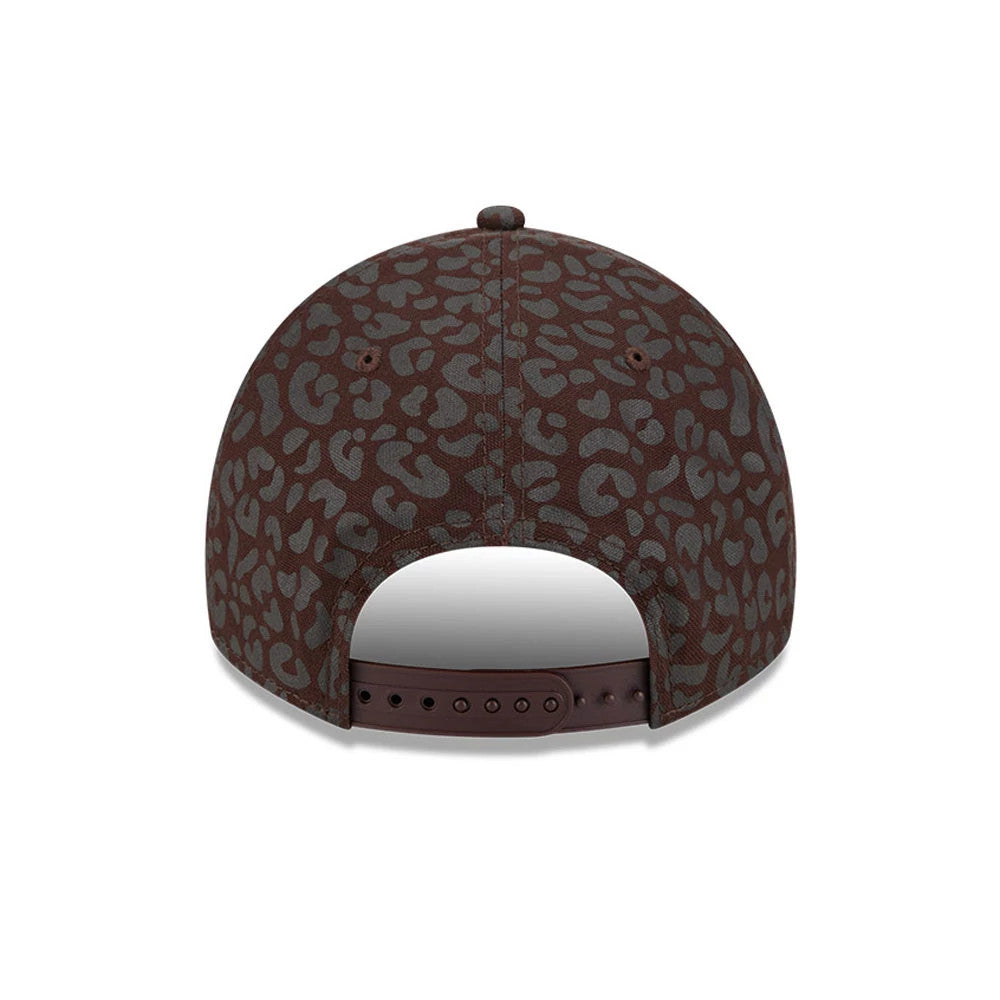 Pictured is this MLB Leopard New York Yankees 9TWENTY A-Frame cap in dark brown. 6
