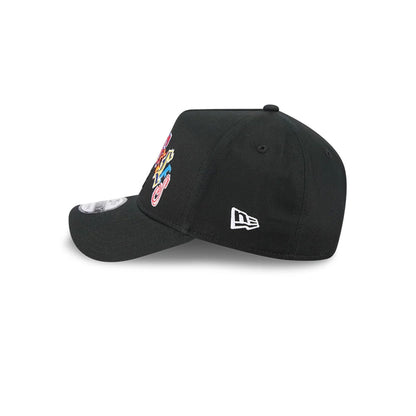 Pictured is this MLB Multi Letter LA Dodgers 9FORTY A-Frame cap in black. 5