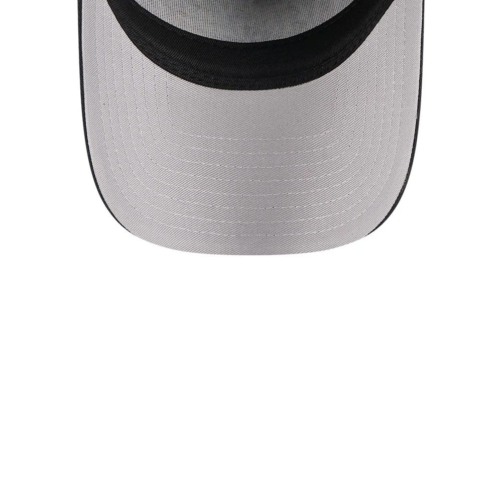 Pictured is this MLB Multi Letter New York Yankees 9FORTY A-Frame cap in black. 2