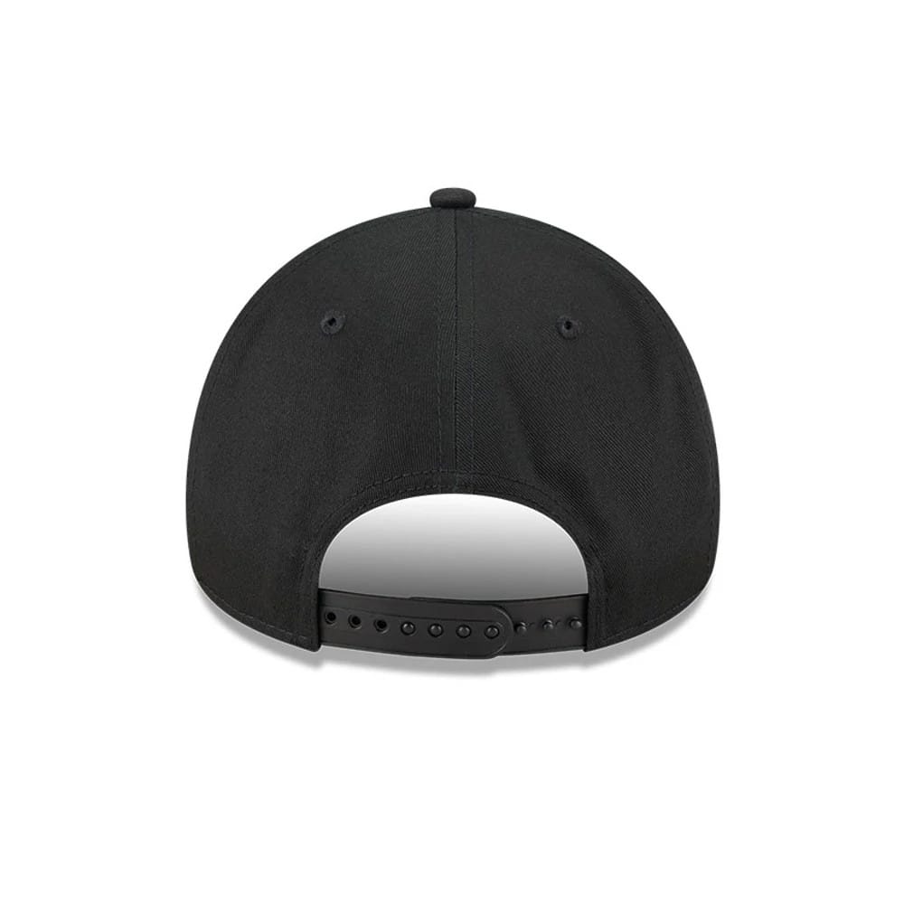 Pictured is this NFL Barb Visor Las Vegas Raiders 9FORTY A-Frame cap in black. 7