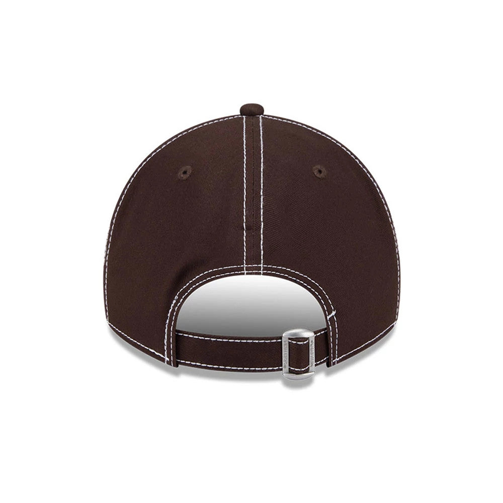 Pictured is this MLB Contrast New York Yankees 9TWENTY A-Frame cap in dark brown. 6