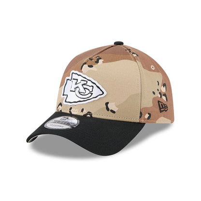 Pictured is this NFL Desert 2 Tone Kansas City Chiefs 9FORTY A-Frame cap in beige. 1
