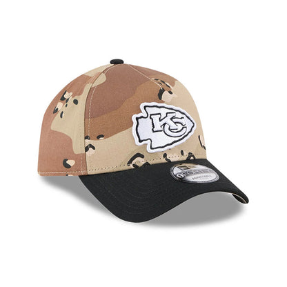 Pictured is this NFL Desert 2 Tone Kansas City Chiefs 9FORTY A-Frame cap in beige. 4