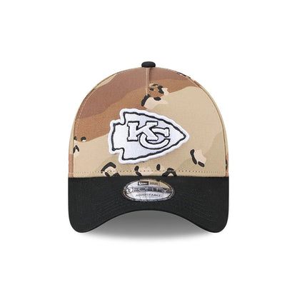 Pictured is this NFL Desert 2 Tone Kansas City Chiefs 9FORTY A-Frame cap in beige. 3