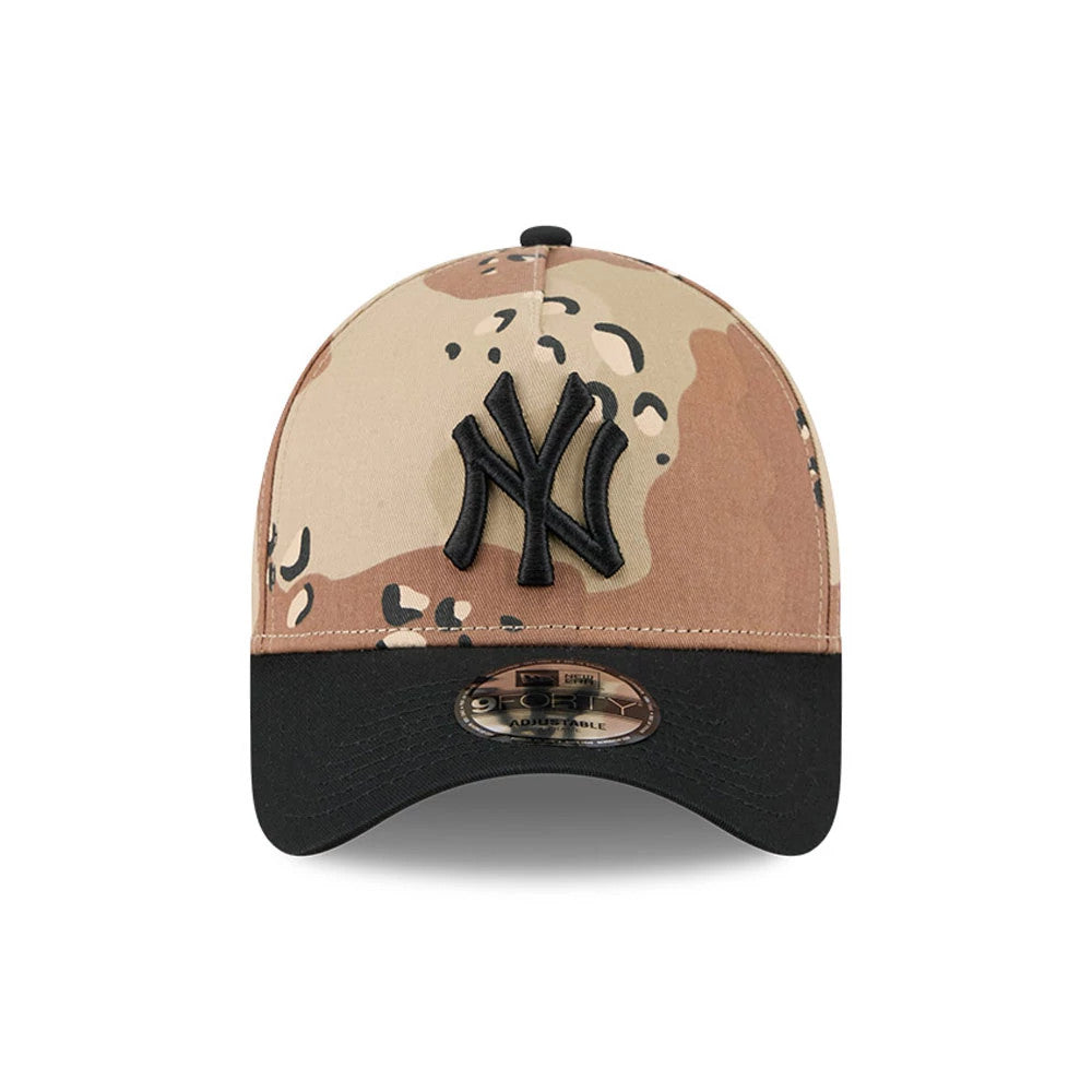 Pictured is this MLB Desert 2 Tone New York Yankees 9FORTY A-Frame cap in beige. 3