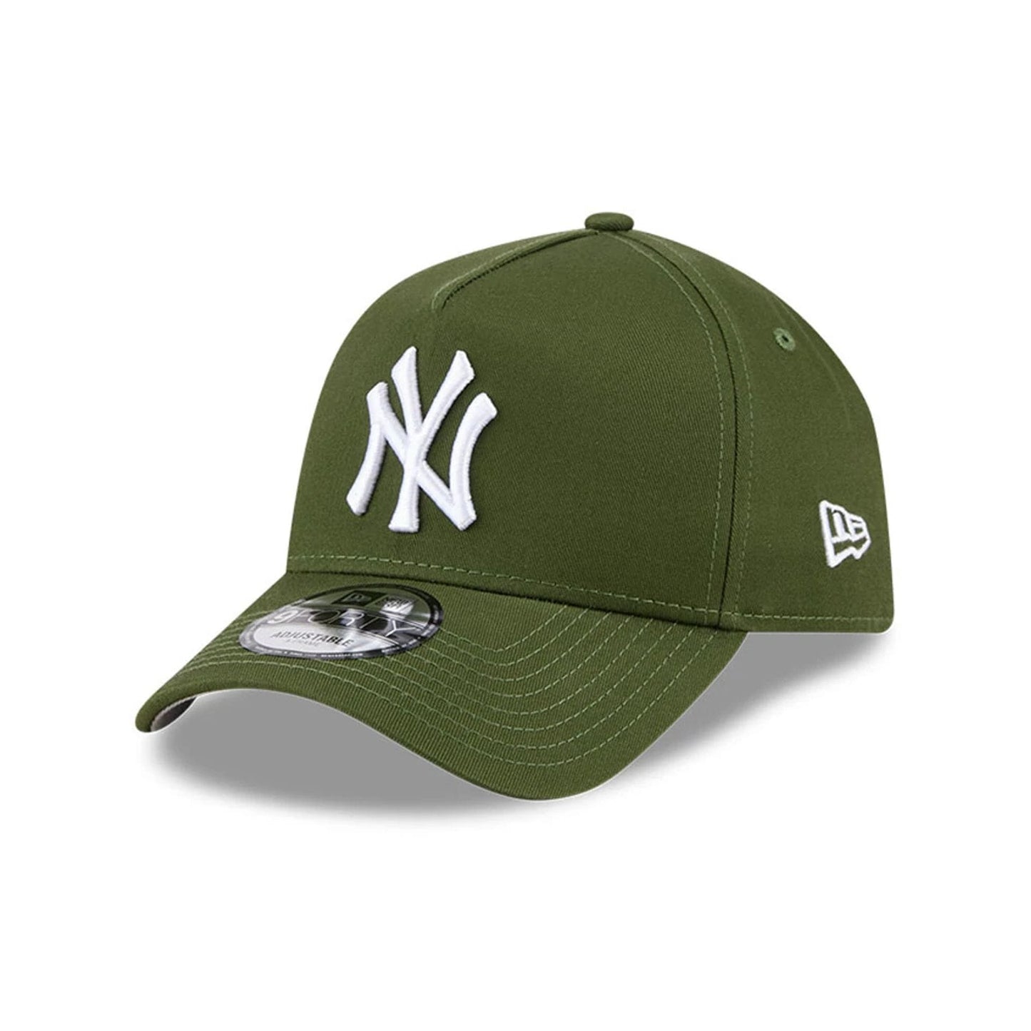 Pictured is this MLB Autumn Mix New York Yankees 9FORTY A-Frame cap in dark green. 4