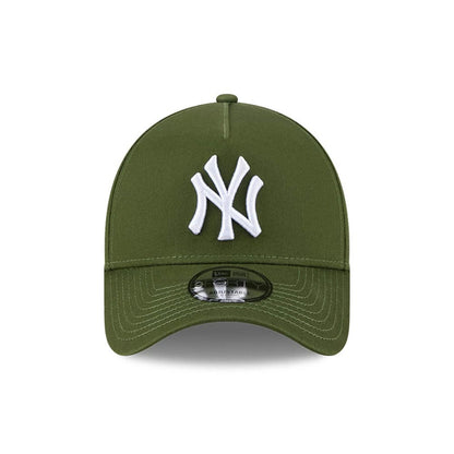 Pictured is this MLB Autumn Mix New York Yankees 9FORTY A-Frame cap in dark green. 3