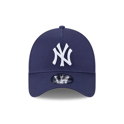 Pictured is this MLB Autumn Mix New York Yankees 9FORTY A-Frame cap in navy. 3