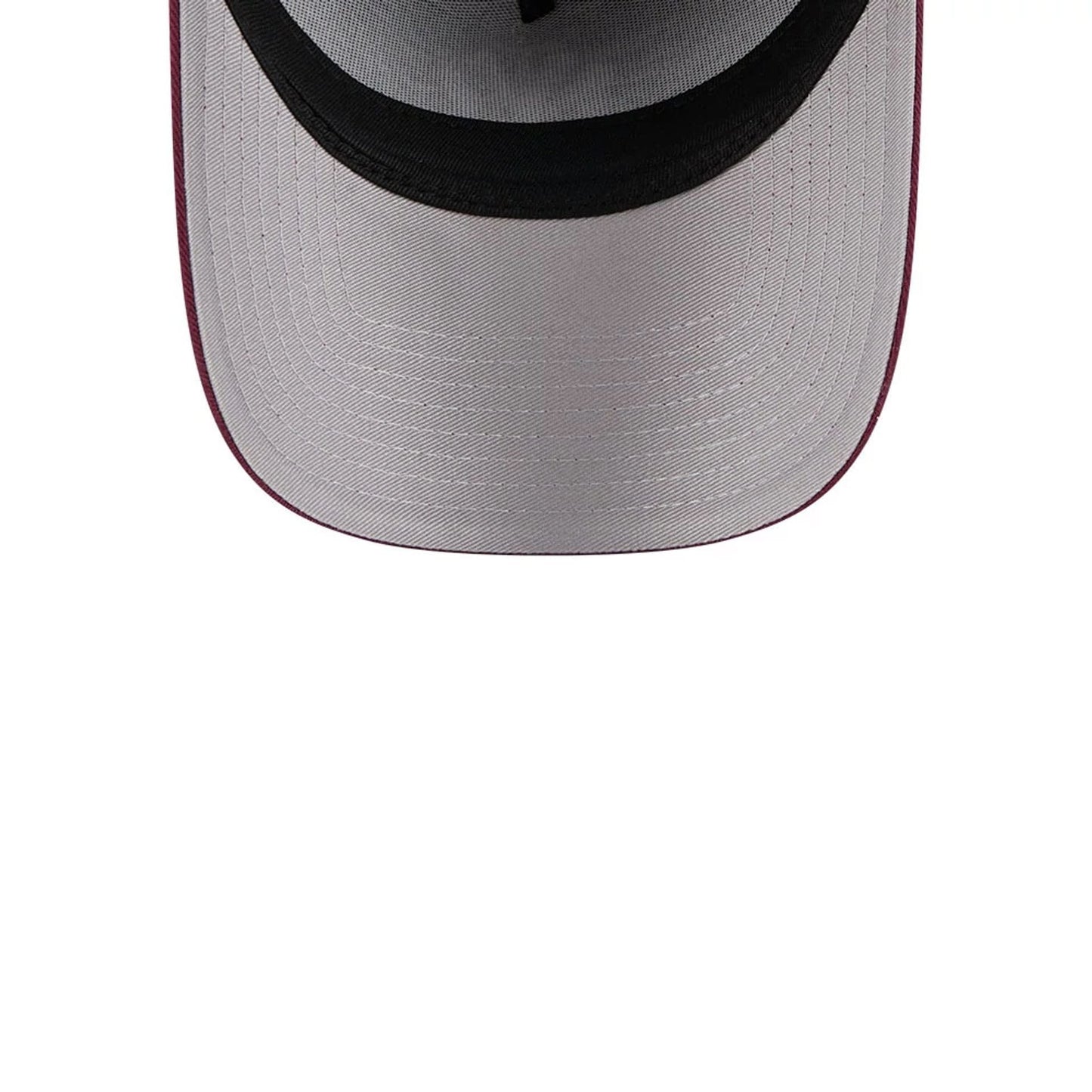 Pictured is this MLB Autumn Mix New York Yankees 9FORTY A-Frame cap in dark red. 2