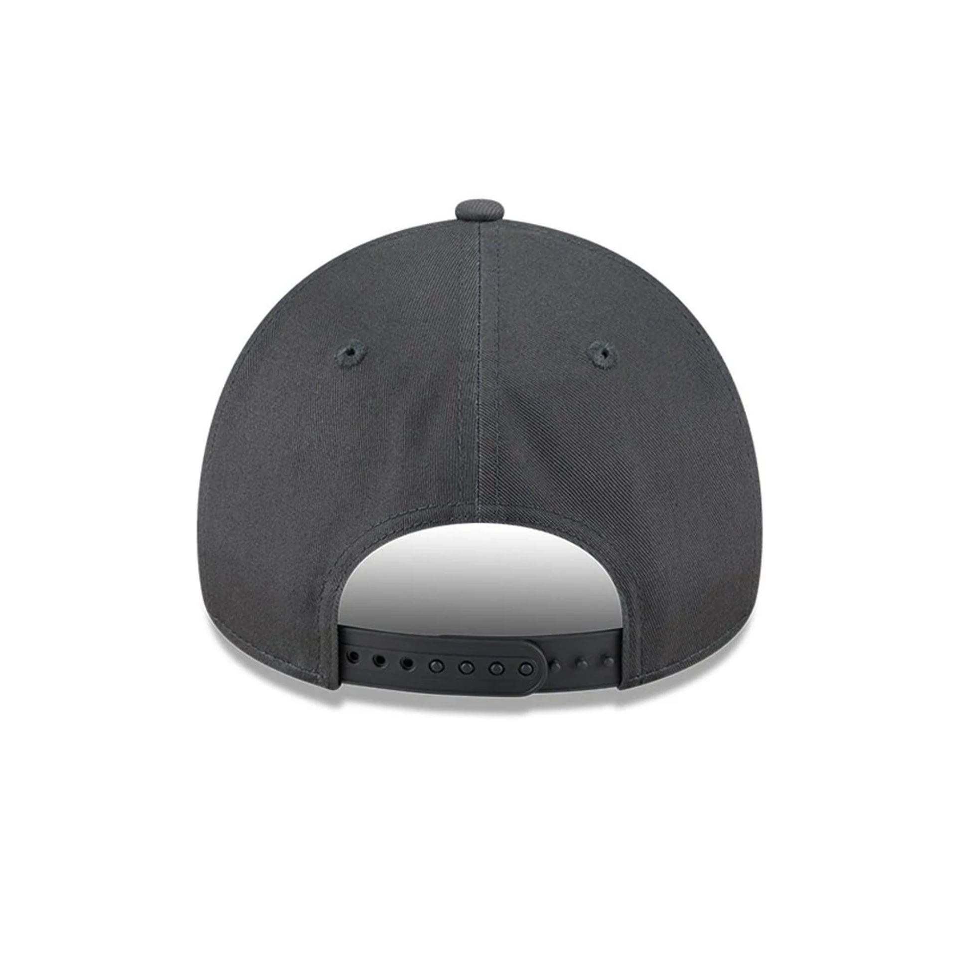 Pictured is this MLB Autumn Mix New York Yankees 9FORTY A-Frame cap in charcoal. 7