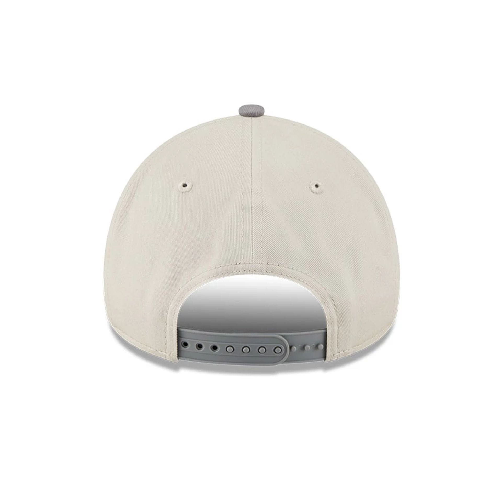 Pictured is this MLB Stone Storm LA Dodgers 9FORTY A-Frame cap in light beige. 6