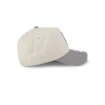 Pictured is this MLB Stone Storm Boston Red Sox 9FORTY A-Frame cap in light beige. 5