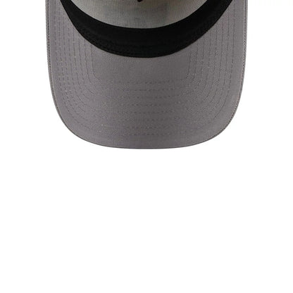 Pictured is this NFL Stone Storm Las Vegas Raiders 9FORTY A-Frame cap in light beige. 7
