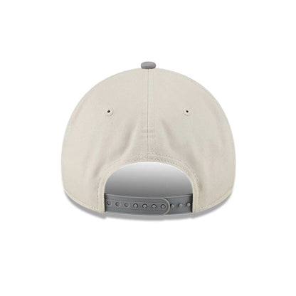 Pictured is this NBA Stone Storm Chicago Bulls 9FORTY A-Frame cap in light beige. 4
