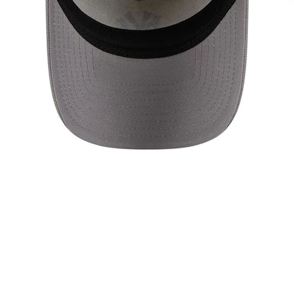 Pictured is this MLB Stone Storm New York Yankees 9FORTY A-Frame cap in light beige. 7