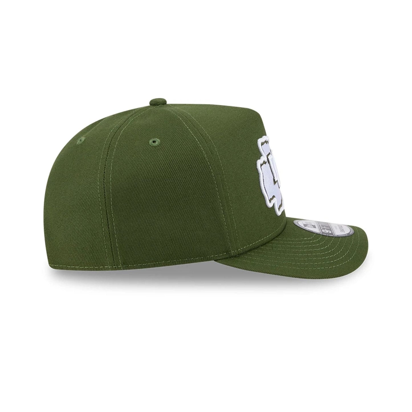 Pictured is this NFL Rifle Green Kansas City Chiefs 9FIFTY A-Frame Snapback cap in dark green. 6