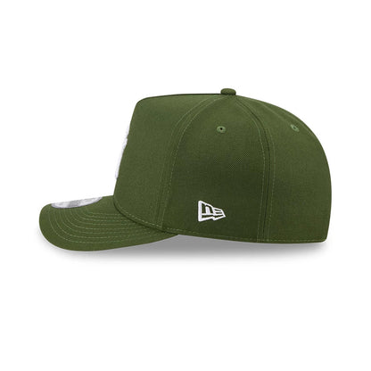 Pictured is this MLB Rifle Green New York Yankees 9FIFTY A-Frame Snapback cap in dark green. 5