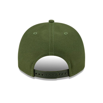 Pictured is this MLB Rifle Green New York Yankees 9FIFTY A-Frame Snapback cap in dark green. 7