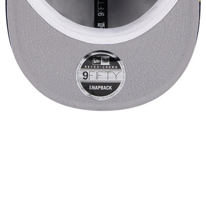 Pictured is this MLB Speckled Wool LA Dodgers Retro Crown 9FIFTY cap in open blue. 2