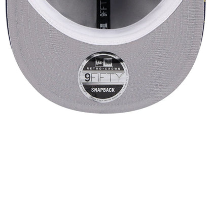 Pictured is this MLB Speckled Wool LA Dodgers Retro Crown 9FIFTY cap in open blue. 2