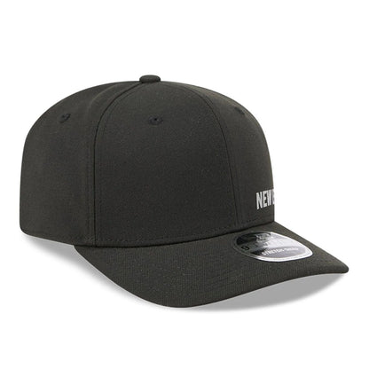 Pictured is this New Era Flawless 9SEVENTY Stretch Snap cap in black. 4