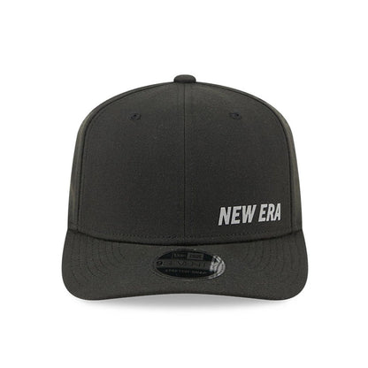 Pictured is this New Era Flawless 9SEVENTY Stretch Snap cap in black. 3