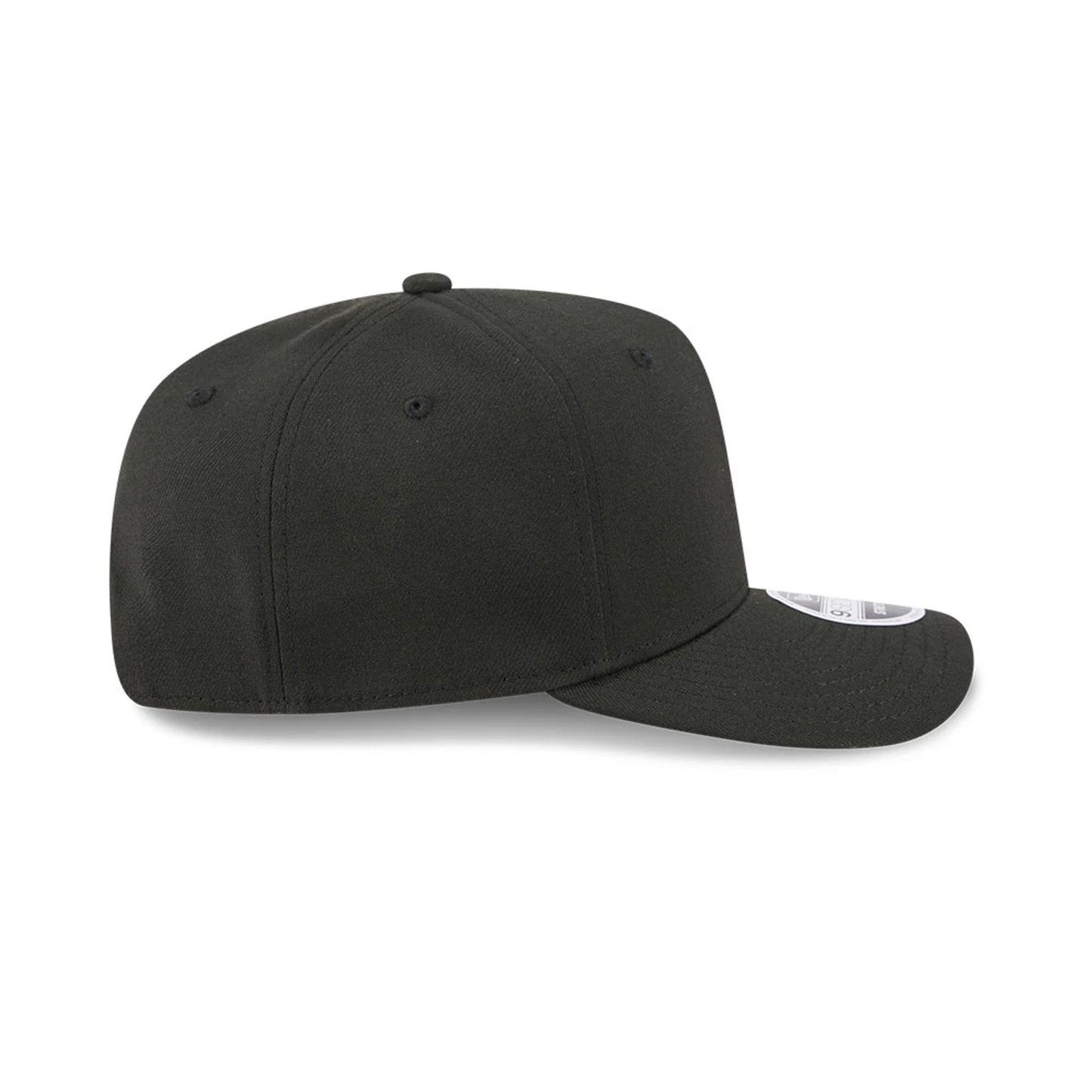 Pictured is this New Era Flawless 9SEVENTY Stretch Snap cap in black. 6