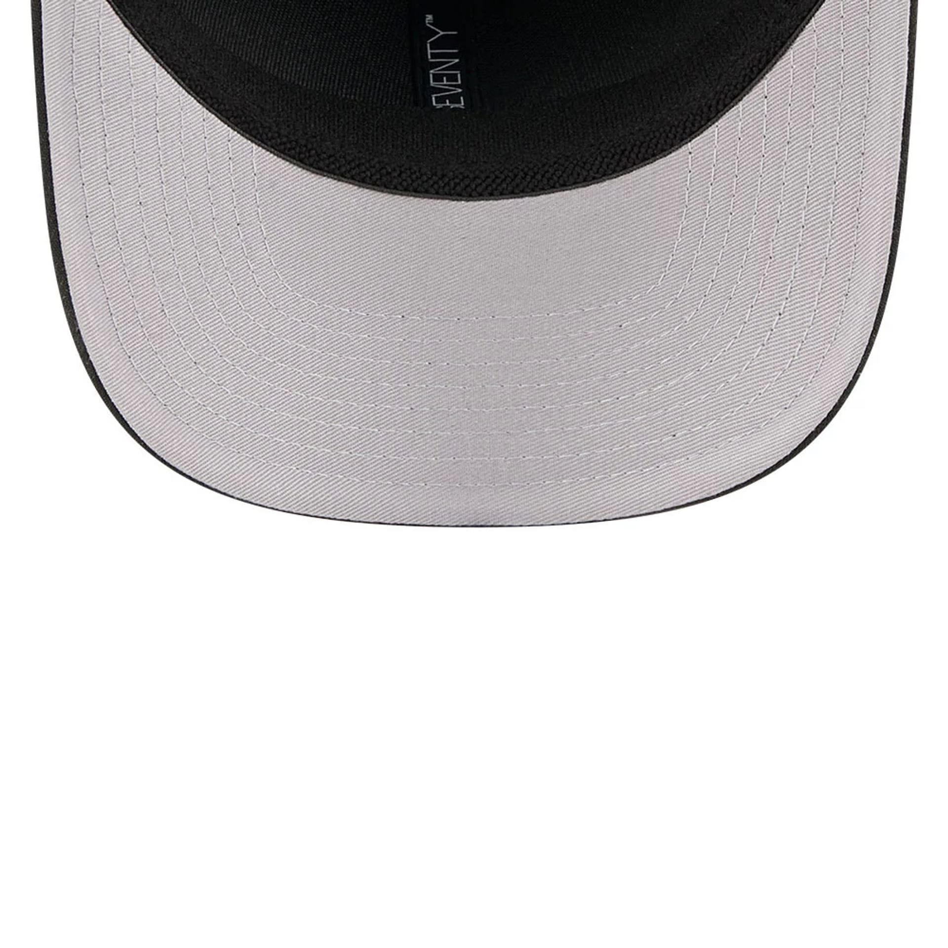 Pictured is this New Era Flawless 9SEVENTY Stretch Snap cap in black. 2