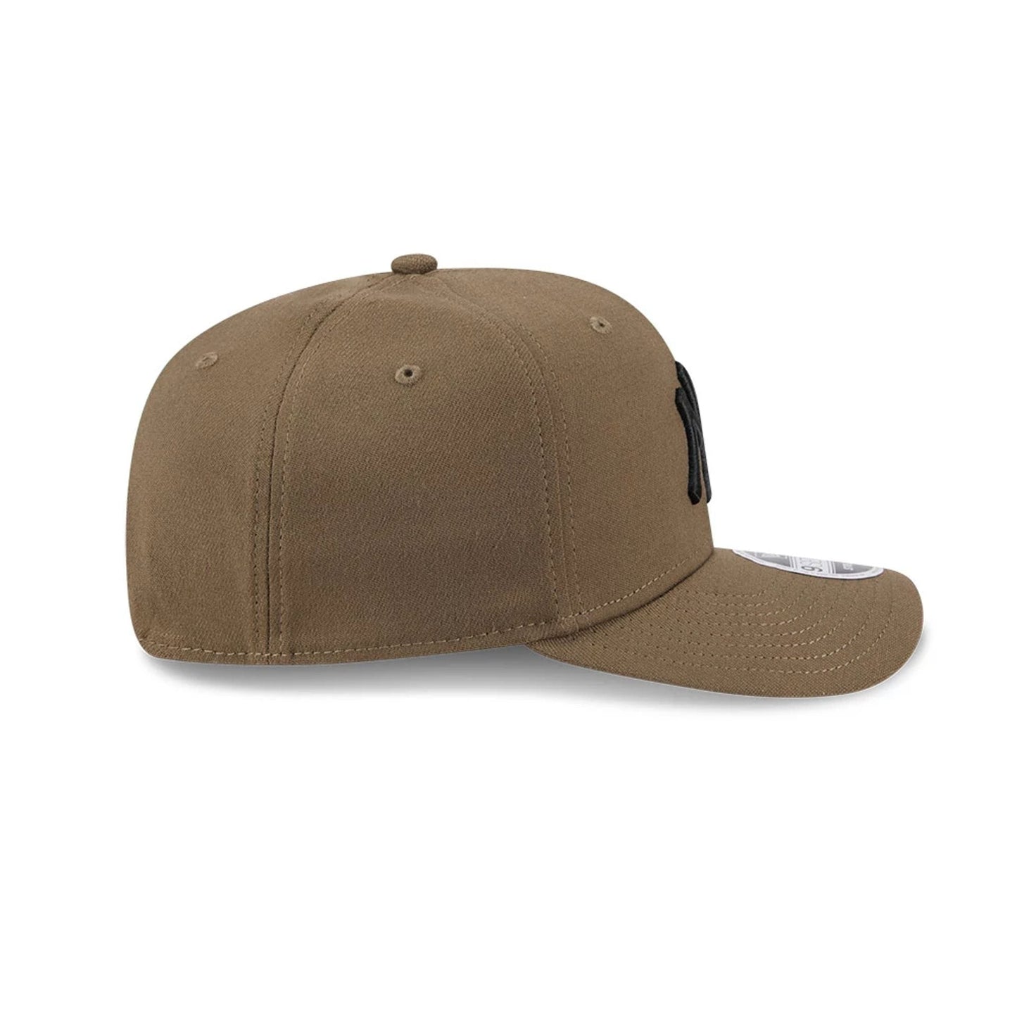Pictured is this MLB New York Yankees 9SEVENTY Stretch Snap cap in brown. 5