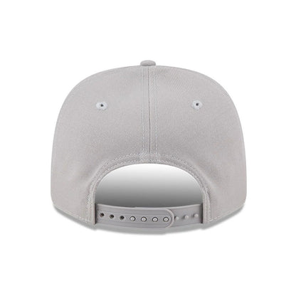 Pictured is this MLB Script LA Dodgers 9SEVENTY Stretch Snap cap in grey. 6