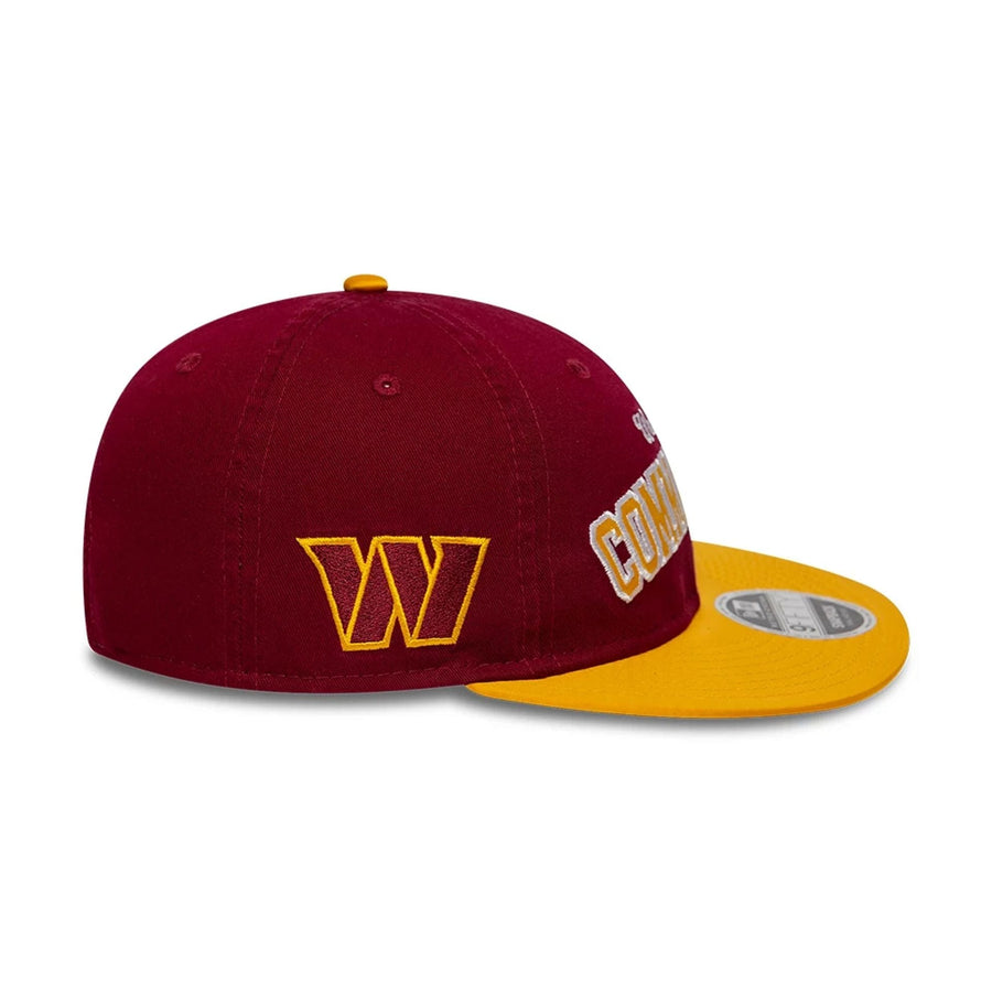 This is a Washington Commanders NFL Historic Dark Red Retro Crown 9FIFTY Adjustable Cap 4