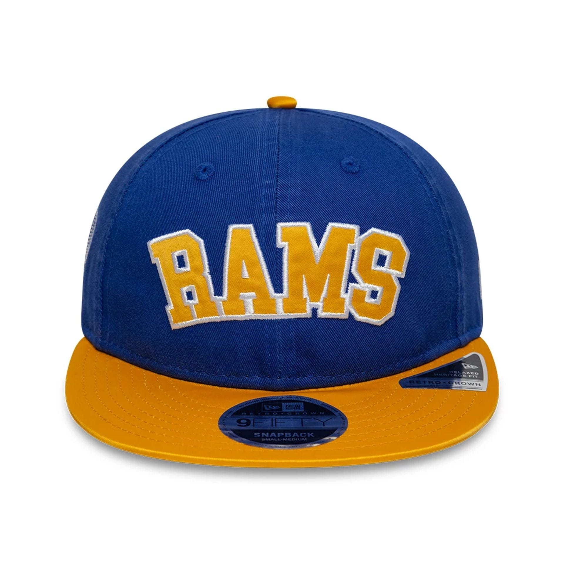 This is a LA Rams NFL Historic Blue Retro Crown 9FIFTY Adjustable Cap 2
