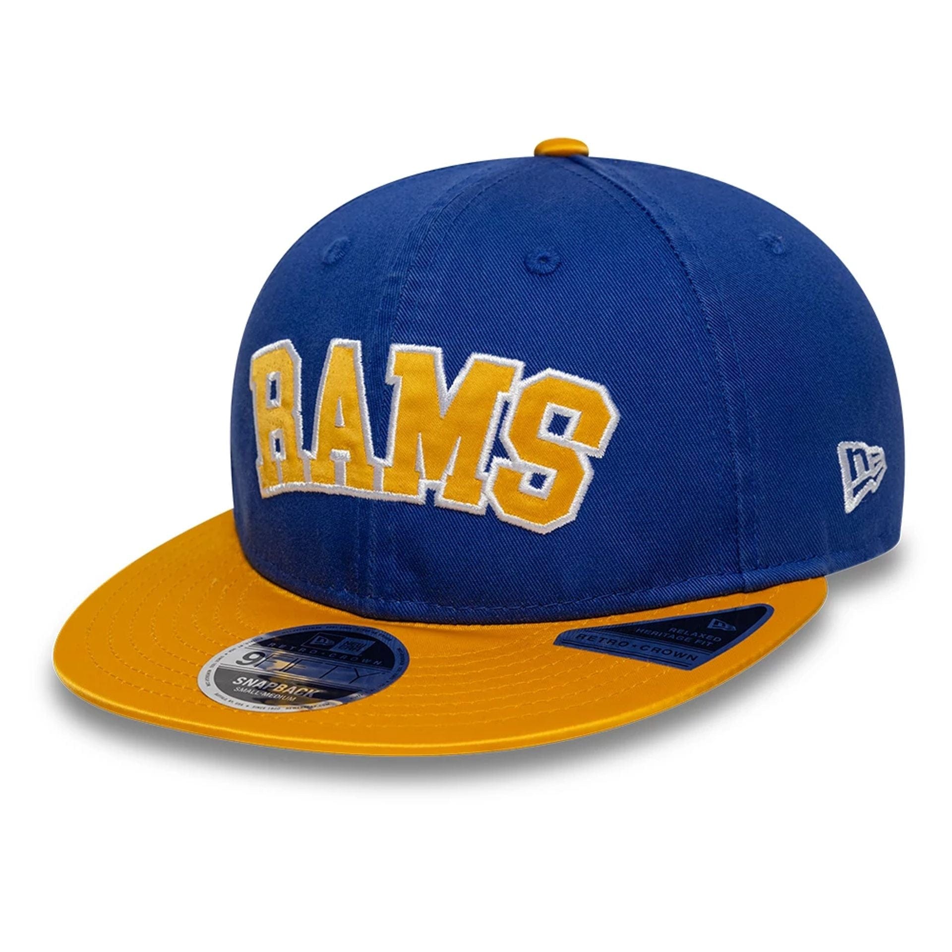 This is a LA Rams NFL Historic Blue Retro Crown 9FIFTY Adjustable Cap 3