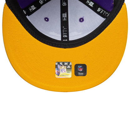 This is a Minnesota Vikings NFL Historic Purple Retro Crown 9FIFTY Adjustable Cap 6
