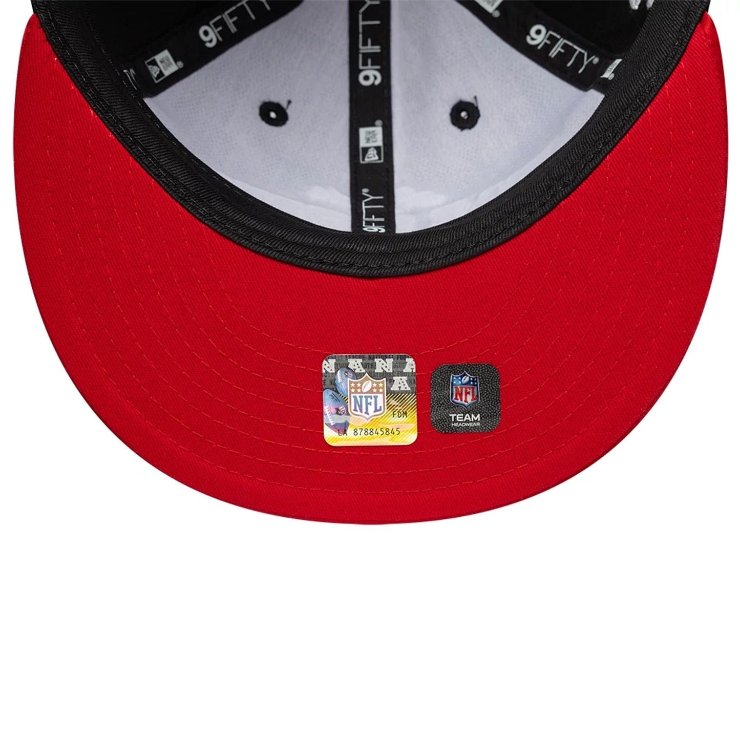 This is a Atlanta Falcons NFL Historic Black Retro Crown 9FIFTY Adjustable Cap 6