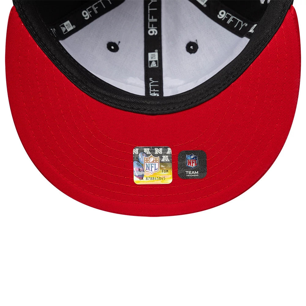 This is a Atlanta Falcons NFL Historic Black Retro Crown 9FIFTY Adjustable Cap 6