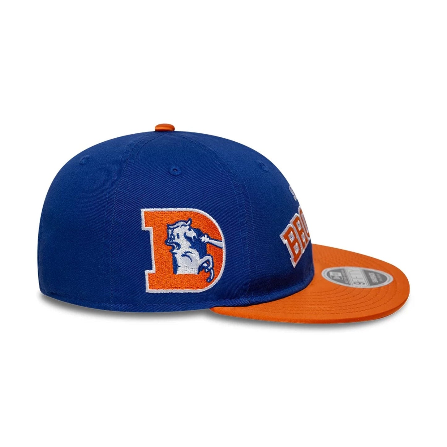 This is a Denver Broncos NFL Historic Blue Retro Crown 9FIFTY Adjustable Cap 4