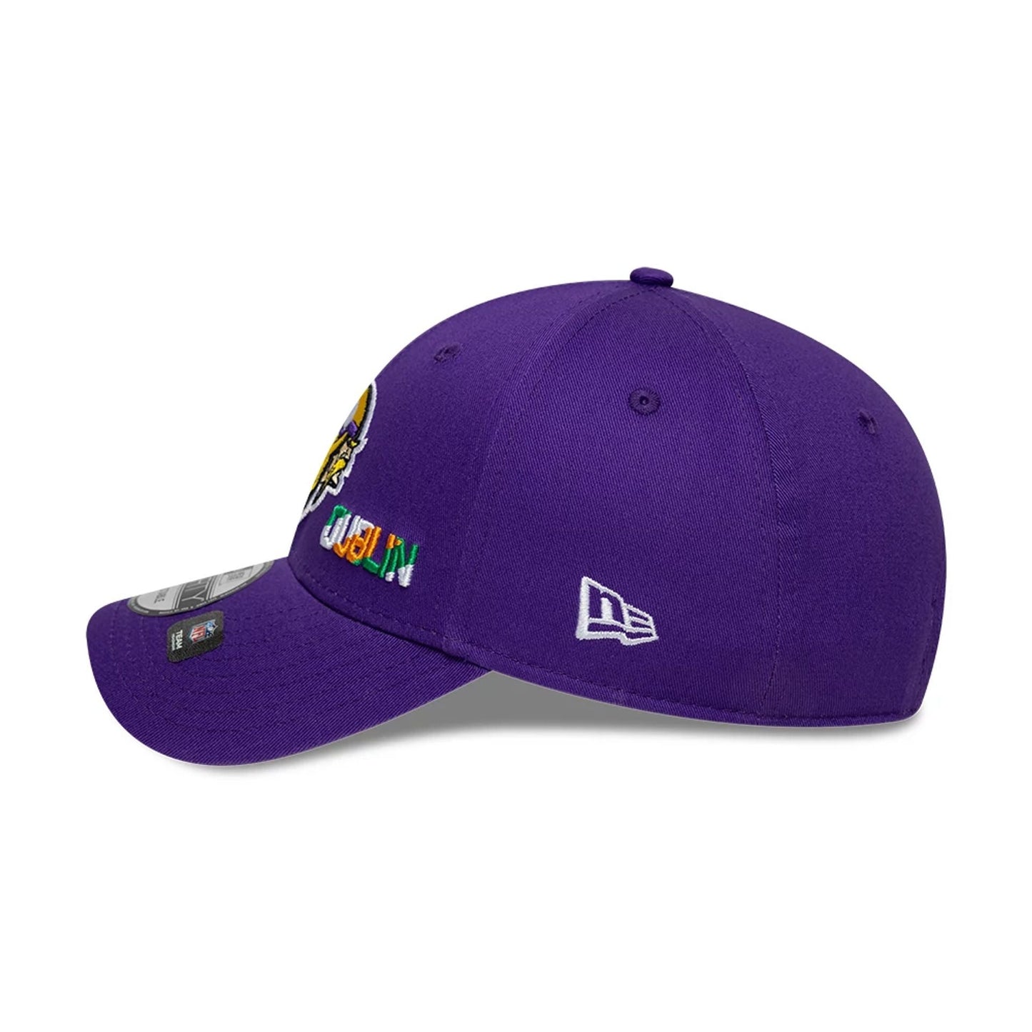 This is a Minnesota Vikings NFL International Series Games Dublin 2025 Purple 9FORTY Adjustable Cap 6