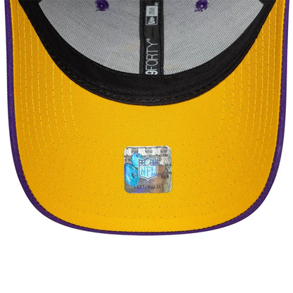 This is a Minnesota Vikings NFL International Series Games London 2025 Purple 9FORTY Adjustable Cap 2