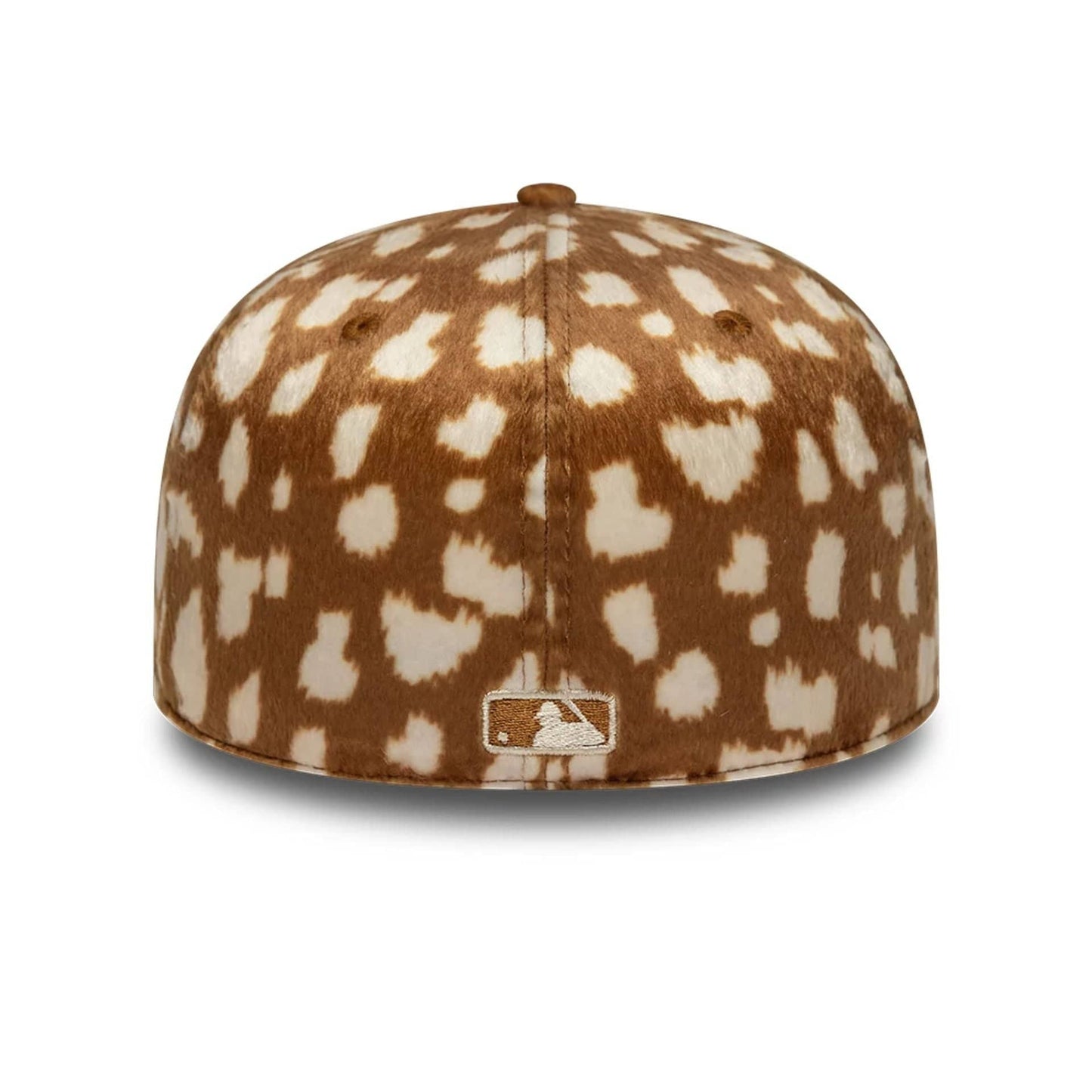 This is a LA Dodgers Animal Print Dark Beige 59FIFTY Fitted Cap 6