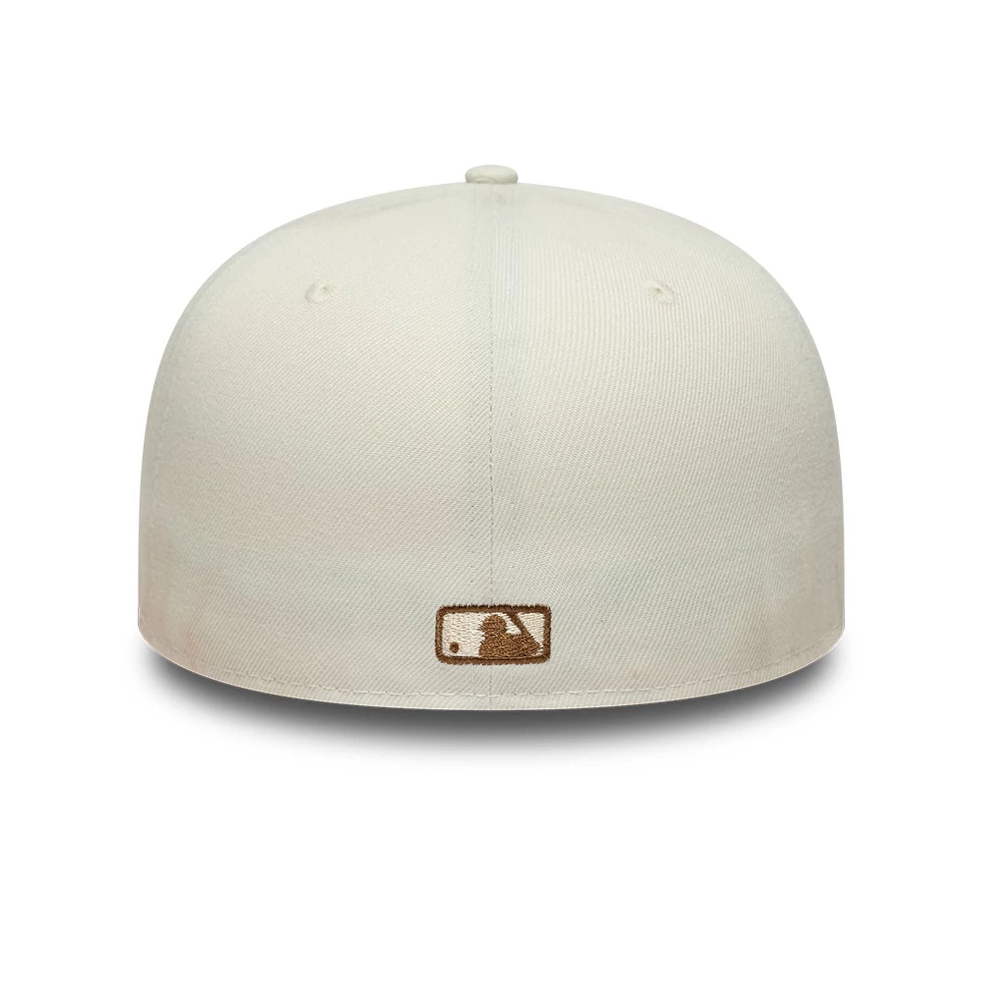 This is a New York Yankees Animal Print Leopard Beige 59FIFTY Fitted Cap 4