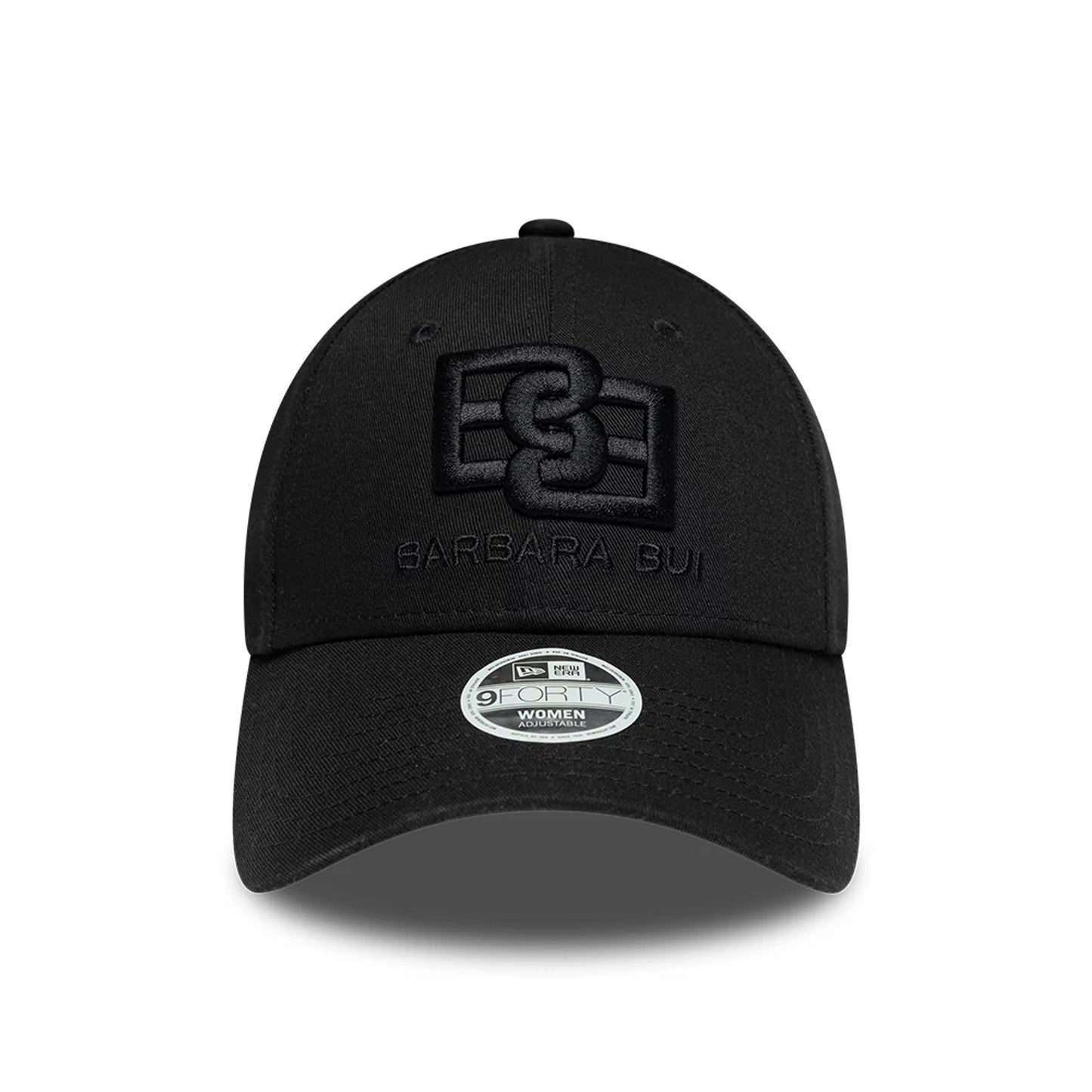 Pictured is this Womens New Era X Barbara Bui Core 9FORTY cap in black. 2