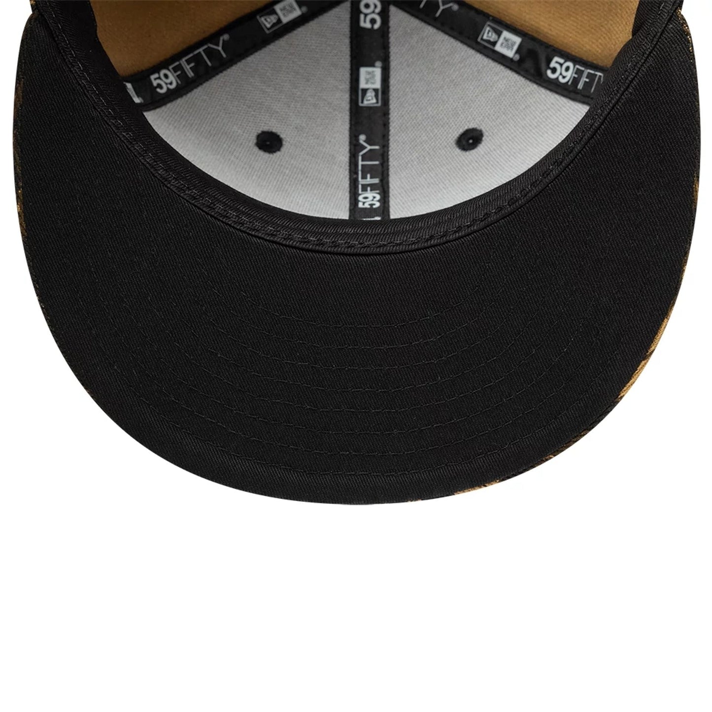 Pictured is this New Era Leopard 59FIFTY Fitted cap in black. 2